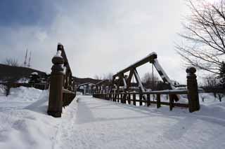 photo, la matire, libre, amnage, dcrivez, photo de la rserve,Un pont du miroir, Prison Abashiri, prison, , Abashiri dbarquent sans beaucoup nombre