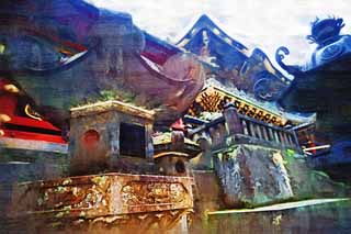 illust,tela,gratis,paisaje,fotografa,idea,pintura,Lpiz de color,dibujo,Una canasta de linterna de piedra de Tosho - Shrine de gu, Canasta de linterna de piedra, Herencia de mundo, , 