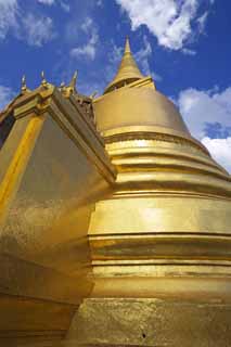 photo,material,free,landscape,picture,stock photo,Creative Commons,Pula sea lah Tanner Che day, Gold, Buddha, Temple of the Emerald Buddha, Sightseeing