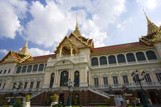 Foto, materiell, befreit, Landschaft, Bild, hat Foto auf Lager,Chakri-Palast, Gold, Buddha, Der knigliche Palast, Besichtigung