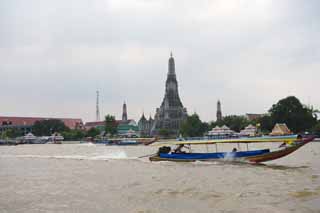 photo, la matire, libre, amnage, dcrivez, photo de la rserve,Temple de Dawn, temple, Image bouddhiste, carreau, Bangkok