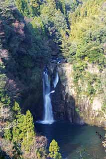 foto,tela,gratis,paisaje,fotografa,idea,Otoo de Hijiri de Yamato - cho, La palangana de una cascada, Cada de Saint, Sasabaru ro, Cascada