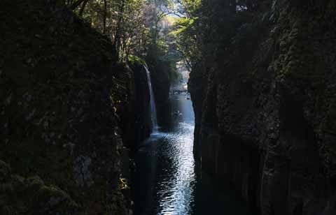 photo,material,free,landscape,picture,stock photo,Creative Commons,Takachiho-kyo Gorge, Ravine, scene, cliff, natural monument