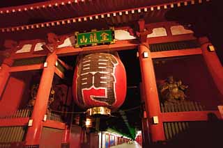 illust, , , , , ,  ,  , .,Kaminari-mon , Mt.  , Asakusa, sightseeing ,  lining passageway