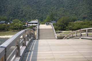 foto,tela,gratis,paisaje,fotografa,idea,Kintai - el bridge de kyo, Puente de Kintai - kyo, Notaba el puesto, Sitio de turismo, Puente