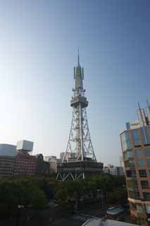 foto,tela,gratis,paisaje,fotografa,idea,Torre de la televisin de Nagoya, Torre de la televisin, Una ola elctrica, TV, Televisin