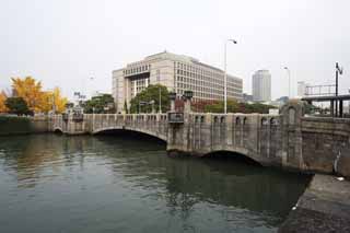 photo,material,free,landscape,picture,stock photo,Creative Commons,Yodoyabashi, bridge, Tosabori River, building, city