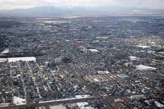 photo, la matire, libre, amnage, dcrivez, photo de la rserve,Le ciel Chitose-shi, construire, maison, rue, Organisation de ville