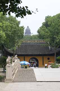photo,material,free,landscape,picture,stock photo,Creative Commons,The entrance of HuQiu, bridge, The gate, tower, 