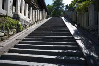 Foto, materiell, befreit, Landschaft, Bild, hat Foto auf Lager,Die Steintreppe von Nigatsu-machen Sie Hall, steinigen Sie Treppe, Die Sonne, , Treppe