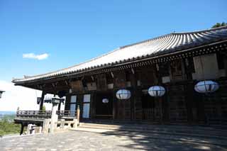 photo,material,free,landscape,picture,stock photo,Creative Commons,Nigatsu-do Hall, lantern, wooden building, Eaves, The water-drawing ceremony