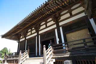 photo,material,free,landscape,picture,stock photo,Creative Commons,Sangatsu-do Hall, Buddhist image, wooden building, Eaves, roof