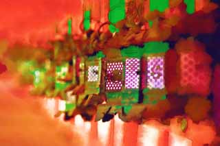 illust, matire, libre, paysage, image, le tableau, crayon de la couleur, colorie, en tirant,Kasuga Taisha couloir de Temple, Shintosme, Temple shintoste, Je suis peint en rouge, lanterne de jardin