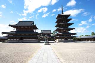 , , , , ,  .,Horyu-ji , , ,  Storeyed Pagoda,  