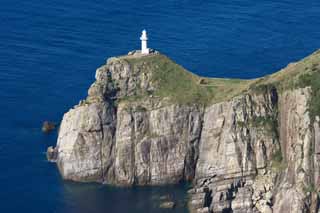 photo, la matire, libre, amnage, dcrivez, photo de la rserve,Grand phare Sezaki, falaise, La mer, ciel bleu, Grand phare Sezaki