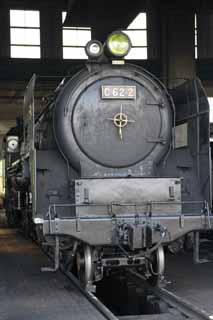 Foto, materieel, vrij, landschap, schilderstuk, bevoorraden foto,Een wasem locomotief, Bewasem locomotief, Trein, Aandrijfwiel, Steenkool