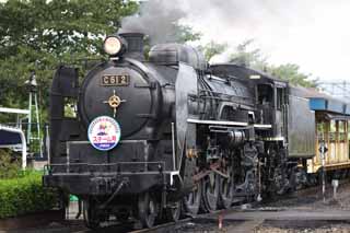 fotografia, materiale, libero il panorama, dipinga, fotografia di scorta,Il fumo nero della locomotiva di vapore, vaporizzi locomotiva, treno, ruota che guida, Carbone