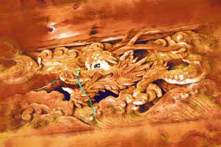 illustration,material,free,landscape,picture,painting,color pencil,crayon,drawing,Kompira-san Shrine sculpture, Shinto shrine Buddhist temple, dragon, , Shinto