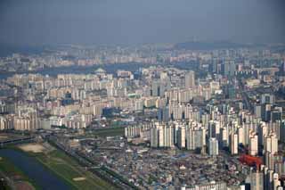 photo,material,free,landscape,picture,stock photo,Creative Commons,Building group of Seoul, building, An aerial photograph, housing complex, An office building