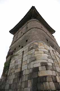 Foto, materiell, befreit, Landschaft, Bild, hat Foto auf Lager,Is het noordwesten nonchalance?, Burg, Soldat, Backstein, Ein Beobachtungsturm