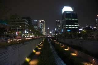 Foto, materieel, vrij, landschap, schilderstuk, bevoorraden foto,De avond van de kristale beekje Rivier, Kristale beekje Rivier, Gebouw, Stad, Waterkant