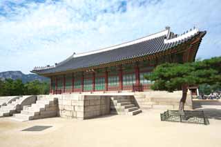 photo,material,free,landscape,picture,stock photo,Creative Commons,Osamu Sei of Kyng-bokkung, wooden building, world heritage, Confucianism, The Hangul Alphabet