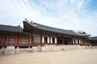 photo,material,free,landscape,picture,stock photo,Creative Commons,Gyotaejeonof Kyng-bokkung, wooden building, world heritage, Confucianism, Many parcels style