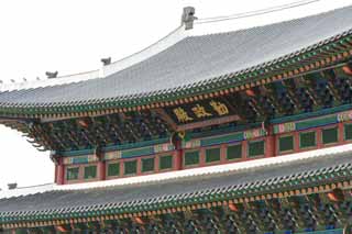 fotografia, materiale, libero il panorama, dipinga, fotografia di scorta,Kunjongjon di Kyng-bokkung, edificio di legno, eredit di mondo, Confucianesimo, Molti pacchetti disegnano