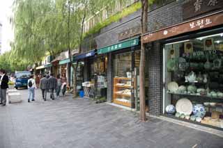 photo,material,free,landscape,picture,stock photo,Creative Commons,Insadong, gallery, Tradition, restaurant, stone pavement