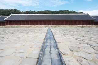 foto,tela,gratis,paisaje,fotografa,idea,Tadashi del mausoleo ancestral de la familia imperial, Santuario de Jongmyo, Servicio religioso, Primer Emperador, El templo ancestral imperial