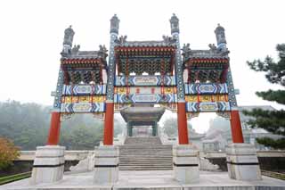 photo,material,free,landscape,picture,stock photo,Creative Commons,Summer Palace cloud of rock, Pillar, Long, Gold, Dragon