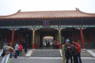 photo,material,free,landscape,picture,stock photo,Creative Commons,A cloud of exhaust Summer Palace gates, Decoration, Liang, Zhu coating, World Heritage