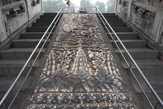 Foto, materiell, befreit, Landschaft, Bild, hat Foto auf Lager,Constant Pfad der kaiserlichen Mausoleum, Kaiserweg, Marmor, Drachen, Lang