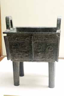 photo, la matire, libre, amnage, dcrivez, photo de la rserve,Ancient Chinese bronze Ware, Vaisselle, Hommes petit conserve fangding, Pense de Yang Yin, Ding