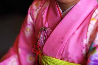 photo,material,free,landscape,picture,stock photo,Creative Commons,Shichi-Go-San neck, Pouch, Kimono, Dry, Girl