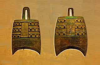 illustration,material,free,landscape,picture,painting,color pencil,crayon,drawing,Bronze Chime Bells, Bronze, Ancient people, Musical Instruments, History