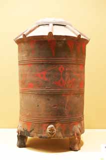 photo,material,free,landscape,picture,stock photo,Creative Commons,Painted Pottery Round Barn, Pottery, , Zhu, Ancient China