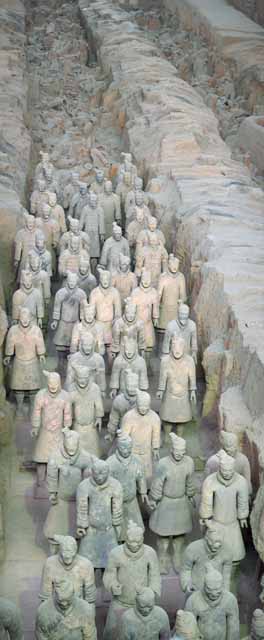 fotografia, materiale, libero il panorama, dipinga, fotografia di scorta,Guerrieri di terracotta in buca n  1, Guerrieri di cotta di terra, Persone antiche, Tomba, Eredit di Mondo