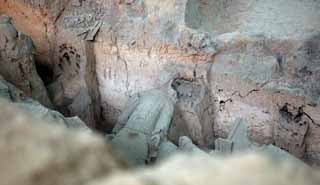 foto,tela,gratis,paisaje,fotografa,idea,Guerreros de terracota en el hoyo n  1, Guerreros de terracota, Personas antiguas, Tumba, Herencia de mundo