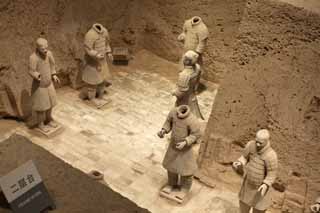 photo,material,free,landscape,picture,stock photo,Creative Commons,Terracotta Warriors in Pit No.3, Terra Cotta Warriors, Ancient people, Tomb, World Heritage
