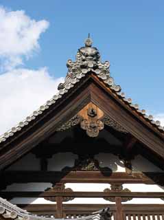 photo,material,free,landscape,picture,stock photo,Creative Commons,Golden Pavilion Temple HOJO roof, World Heritage, Golden Pavilion, Ashikaga Yoshimitsu, Kyoto