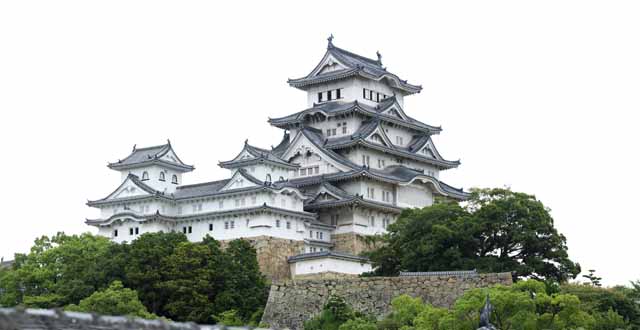 Foto, materiell, befreit, Landschaft, Bild, hat Foto auf Lager,Himeji-jo Burg, Vier nationale Schtze-Burg, Sadanori Akamatsu, Shigetaka Kuroda, Hideyoshi Hashiba