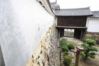 Foto, materiell, befreit, Landschaft, Bild, hat Foto auf Lager,Himeji-jo Burg, Vier nationale Schtze-Burg, Sadanori Akamatsu, Shigetaka Kuroda, Hideyoshi Hashiba