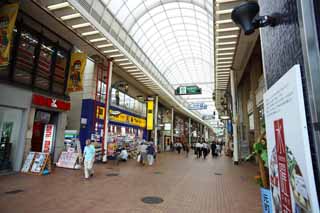 Foto, materieel, vrij, landschap, schilderstuk, bevoorraden foto,Motomachi, Kobe boodschappend doend stadsdeel, Sannomiya, Een arcade, Benedenstad, Kansai