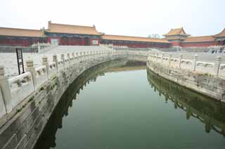 photo,material,free,landscape,picture,stock photo,Creative Commons,Mizuhashi of the old palace, Water River, An arched bridge, stone bridge, dragon