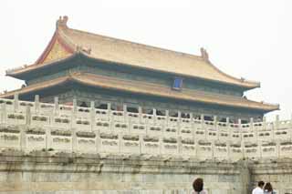 photo,material,free,landscape,picture,stock photo,Creative Commons,The Hall of Preserving Harmony of the old palace, wooden building, trial meeting place, An employment examination for government officials, I am painted in red