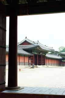 photo,material,free,landscape,picture,stock photo,Creative Commons,The benevolent administration gate, The Imperial Court architecture, I am painted in red, An imperial villa, world heritage