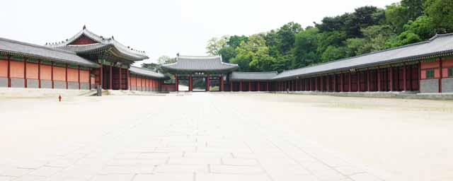 photo,material,free,landscape,picture,stock photo,Creative Commons,Sudjunmun Gate, The Imperial Court architecture, I am painted in red, An imperial villa, world heritage
