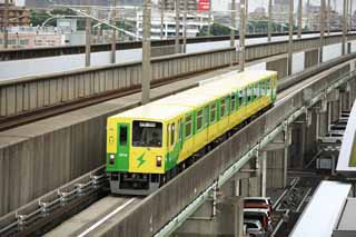 fotografia, materiale, libero il panorama, dipinga, fotografia di scorta,Linea di shuttle Nuova, treno, pneumatico, Saitama, societ di terzo-settore