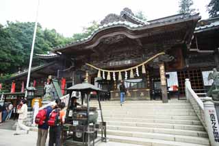 fotografia, material, livra, ajardine, imagine, proveja fotografia,O corredor principal de um templo budista do Takao secou o imperador de medicina de inhame, O corredor principal de um templo budista, Chaitya, asceta de alpinismo, Monge budista